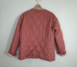 G.H. Bass pink quilted jacket size large thumbnail 4
