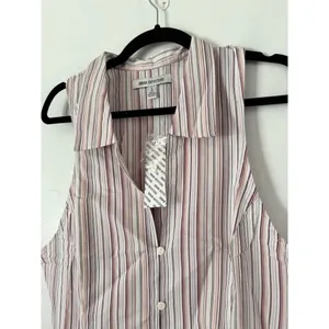 NWT Urban Outfitters Party Girl Sleeveless Shirt Vest Large Pink Y2K Academia thumbnail 5