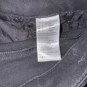 American Eagle Outfitters jeans denim Jeans Black Stretch Pockets Button Fly 2 thumbnail 6