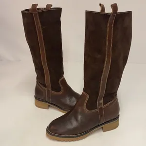 SBICCA JAVAN LEATHER RIDING BOOTS KNEE-HIGH BOOTS size 8.5 B23A‎ thumbnail 2