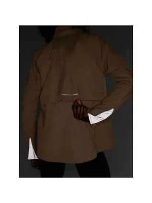Athleta Open Road Shell Jacket XS Brownstone Beige Utility Water Repellent thumbnail 2