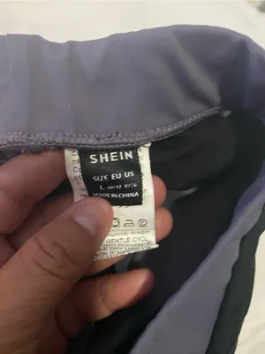 SHEIN Padded Racerback Sports Bra in Charcoal thumbnail 3