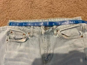 Top Shop light wash Straight Leg Jeans thumbnail 8