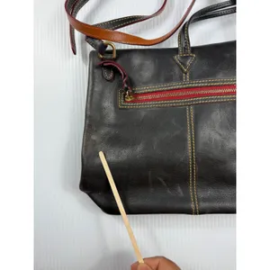 Dooney Bourke Leather Crossbody Bag Flap Top‎ Black Designer Purse thumbnail 4