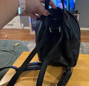 Mini Backpack Purse Black thumbnail 2