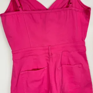 NWT Day + Moon Pink Denim Romper Button Front One Piece Size M thumbnail 14