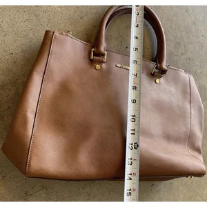 Michael Kors Womens Jet Set Chain Soft Genuine Leather Shoulder Tote Bag thumbnail 10