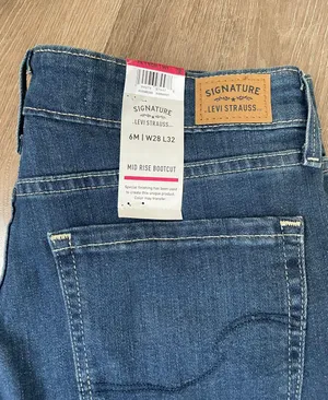 Signature by Levi Strauss NEW Mid-rise Bootcut jean Simply Stretch Women’s sz 6M thumbnail 14