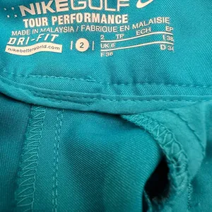 NWOT Nike golf shorts size 2..teal in color thumbnail 5