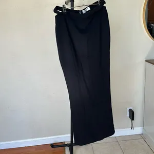 NWOT House Of Cb Martinez Maxi Black Skirt‎ Cut Out Size S thumbnail 5