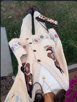 Found x REVOLVE Horse Cardigan in Multi thumbnail 1