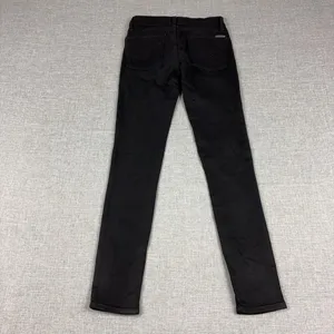 Hudson Jeans Womens 23 Black Low Rise Skinny Stretch Denim 5-Pocket Made USA thumbnail 4