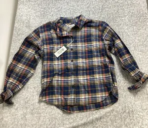 Alpine Design Womens AD Hike Midweight Flannel Navy Brown Rock Plaid ADW24300 S‎ thumbnail 1