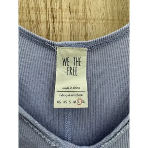 We The Free Scarlett Lavender Ribbed Tank Top Size Large thumbnail 8