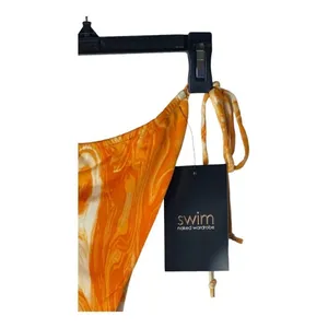 Naked Wardrobe Orange‎ Dreamsicle Two Piece Brazilian String Bikini Set Size L thumbnail 7
