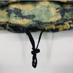 Urban Outfitters Cropped 1/4 Zip Fleece Pullover Womens Jacket Size Small Camo thumbnail 7
