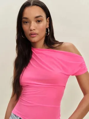 NWT Reformation Belle Knit Top in Candy thumbnail 1