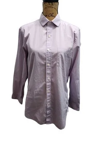 J.Crew Lavender Button-Down Shirt Classic Workwear‎ Essentials Women's thumbnail 1