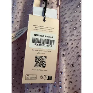 Oh Polly Rose Pink Transparent Embellished Maxi Dress Size 2 New thumbnail 9