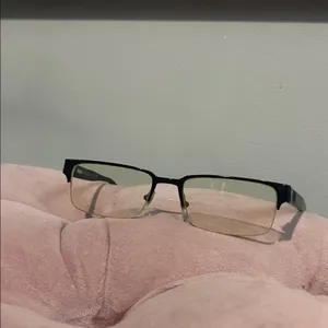 VERSACE MOD.1184 1261 Matte Black Mens Rectangle Half Rim Eyeglasses 53🔲18 140 thumbnail 9