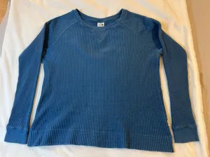 The North Face Teal Women's Knit‎ Top Size Large thumbnail 1
