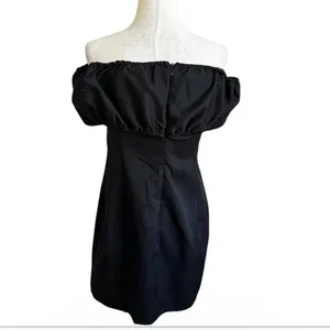 Parisian Black Off The Shoulder Mini Dress Womens Size 6 | 0081 thumbnail 3