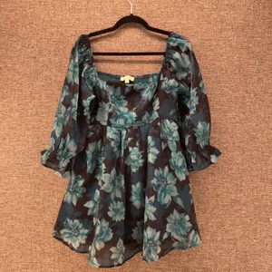 Milkmaid‎ Mini Dress Blue Brown Large thumbnail 8