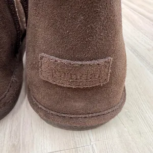 Bjorndal Boots Womens Size 11 Chocolate Brown Suede Faux Fur Tall Pull On Winter thumbnail 7