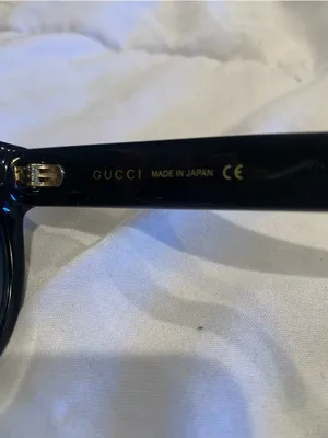 GUCCI GG0035SN Black Women's Sunglasses with Gold Logo thumbnail 4