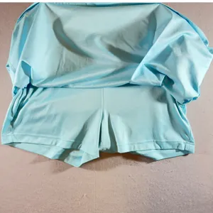 604 | IZOD Golf Skort Women 12 Aqua Blue Athletic Tennis Skirt Built‎ In Shorts thumbnail 3