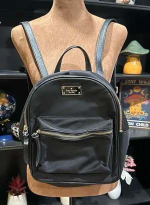 Kate Spade Black Nylon Backpack thumbnail 1