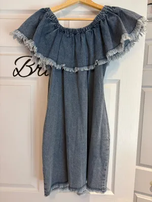 Umgee Dress Denim thumbnail 2