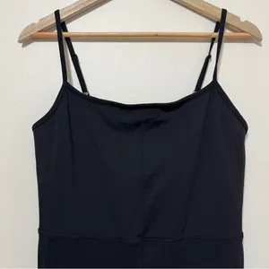 Quince Ultra-Form Kick Flare Jumpsuit Size Large black thumbnail 4