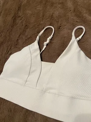 Old Navy Active Light Support PowerSoft Ribbed Sports Bra thumbnail 3