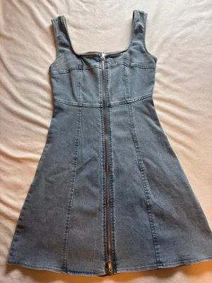 Tillys Blue Jean Dress thumbnail 1