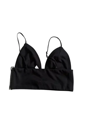 OUT FROM UNDER Black Bralette Top Size Small thumbnail 3