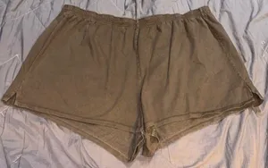 SKIMS OUTDOOR DRAPEY SHORTS 'COCOA' thumbnail 1