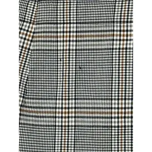 Abercrombie & Fitch White Black Plaid Zip Up Slit A-Line Skirt Mini Skirt Size S thumbnail 4