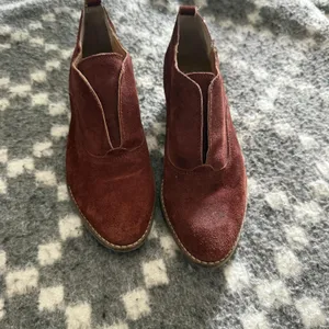 Lucky Brand Shoes Womens Size 8M Brown Suede Ankle‎ Booties Low Heel Kimbery thumbnail 3