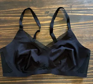 Honeylove Runway Black Wire-Free CrossOver Bra Size XL thumbnail 1