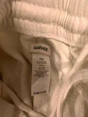 Garage White Sweatpants thumbnail 3