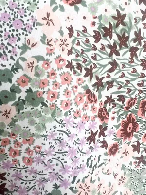 Cynthia Rowley Floral Multicolor Button-Front Cropped Sleep Shirt Size Medium thumbnail 6