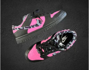 Nike New iD By Kelly Dunk Low Black Pink thumbnail 2