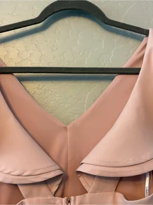 Lulus Divine Darling Light Pink Ruffled Skater Dress size large thumbnail 12