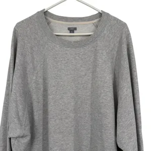 Aerie Sweatshirt Women XL Grey Oversized Raglan Sleeve Pullover Cozy Minimalist thumbnail 1