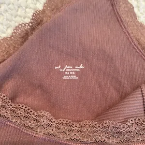 Urban Outfitters Out From Under Mauve Lace Halter Bralette thumbnail 4