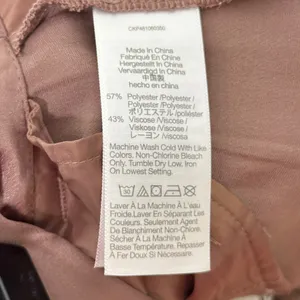 NWT Madewell The Harlow Wide Leg Pant in Satin Iced Mocha Brown Pink Size 00 thumbnail 14