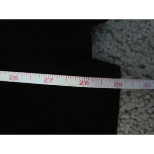 Briggs Midi Skirt Size 12 Black Vintage 90s‎ Velvet Rayon Made in USA NWT thumbnail 3