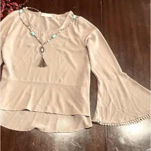 Altar'd State Modern Bell Sleeve Top Size M thumbnail 2