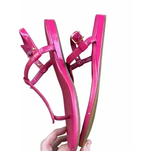 Cole Haan patent sandal Boardwalk Thong Electra pink raspberry Summer Flip Flop thumbnail 11